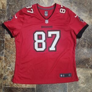 Nike NFL Tampa Bay Buccaneers Gronkowski #87 Game Women's Jersey 67NW Sz XL